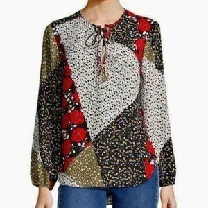 Libby Edelman Patchwork Blouse